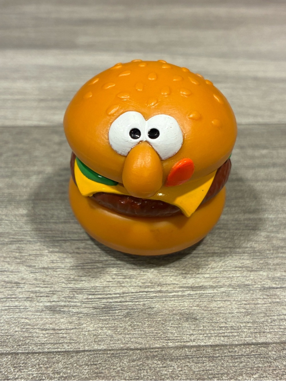 Vintage 1989 Burger King Hamburger on Wheels Toy
